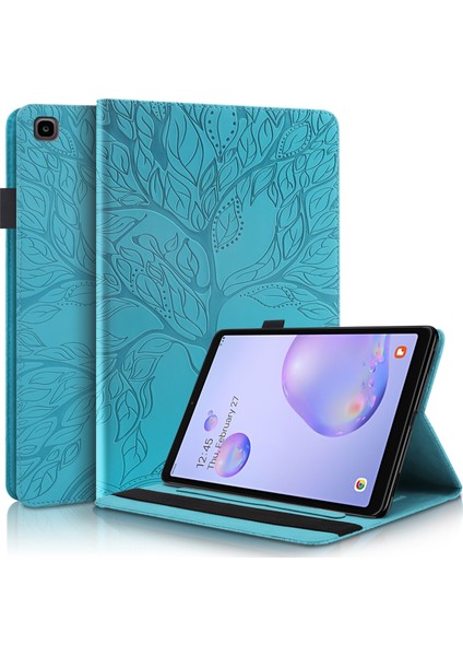 Samsung Tab A 8.0 (2019) T290 İçin Tablet Kılıfı - Açık Mavi (Yurt Dışından)