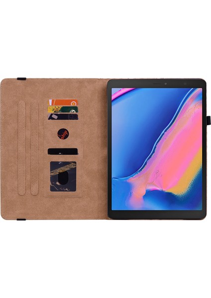 Samsung Tab A 8.0 (2019) T290 İçin Tablet Kılıfı - Mavi (Yurt Dışından)