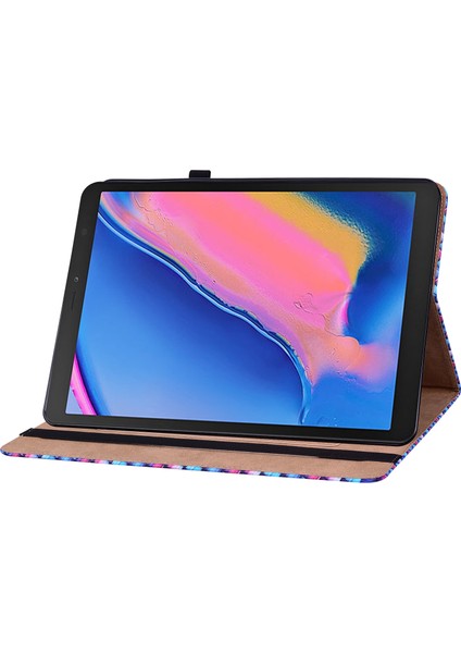 Samsung Tab A 8.0 (2019) T290 İçin Tablet Kılıfı - Mavi (Yurt Dışından)