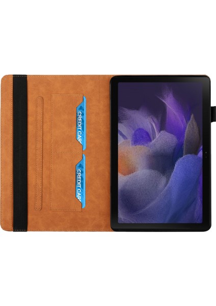 Yue Store Samsung Tab A 8.0 (2019) T290 İçin Tablet Kılıfı - Kahverengi (Yurt Dışından)