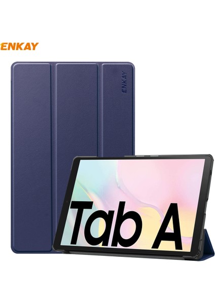 Yue Store Samsung Tab A 8.0 (2019) T290 İçin Tablet Kılıfı - Koyu Mavi (Yurt Dışından)