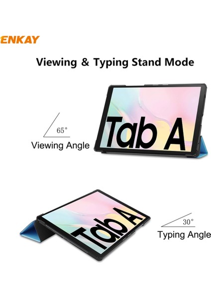 Yue Store Samsung Tab A 8.0 (2019) T290 İçin Tablet Kılıfı - Açık Mavi (Yurt Dışından) indirimleri