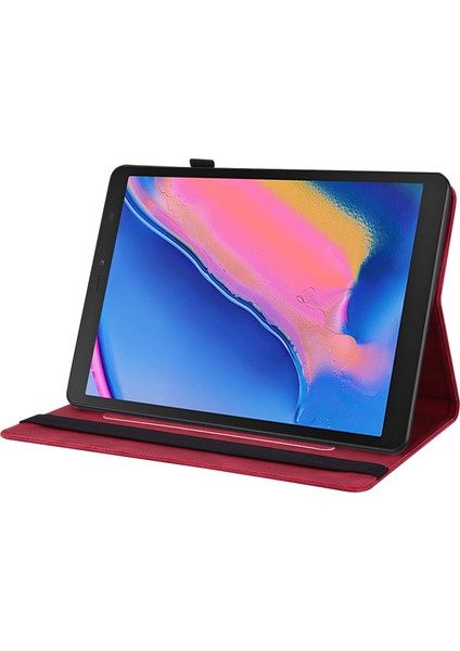 Samsung Tab A 8.0 (2019) T290 İçin Tablet Kılıfı - Kırmızı (Yurt Dışından) fırsatları