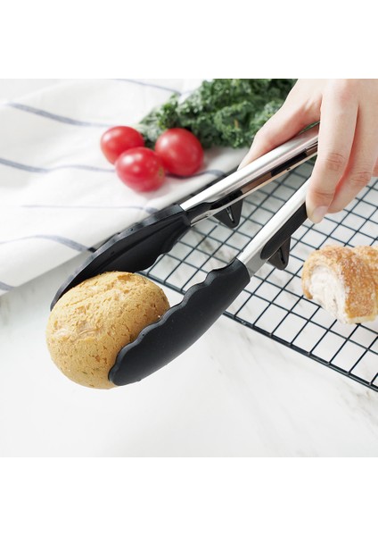 Silikon Barbekü Makası Iki Parçalı Ayak Pedli Set Kaymaz Barbekü Maşası (Yurt Dışından) modelleri