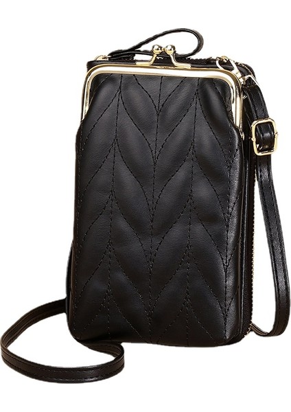 Yeni Mini Crossbody Küçük Çanta Dikey Omuz Çantası Uzun Cüzdan (Yurt Dışından)