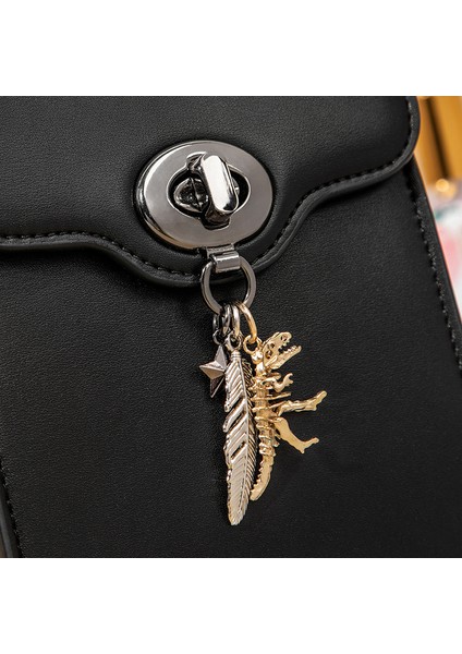 Yaz Kadınlar Moda Mini Retro Cep Telefonu Çantası Haberci Omuz Tüm Maç Küçük Kare Çanta (Yurt Dışından) modelleri