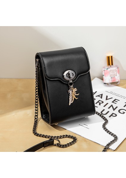 Yaz Kadınlar Moda Mini Retro Cep Telefonu Çantası Haberci Omuz Tüm Maç Küçük Kare Çanta (Yurt Dışından) fırsatları