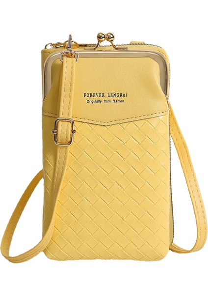 Kadınlar Dikey Eşkenar Dörtgen Postacı Çantası Moda Tüm Maç Omuz Çantası (Yurt Dışından)