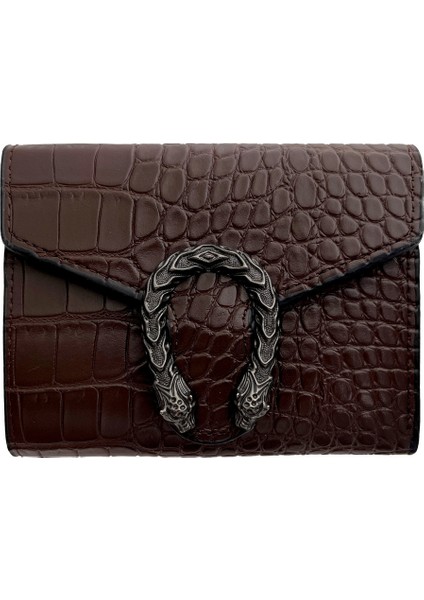 Kadın Kısa Debriyaj Trendi Retro Küçük Cüzdan Bozuk Para Cüzdanı (Yurt Dışından)