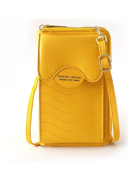 Büyük Kapasiteli Çok Işlevli Düz Renk Cüzdan (Yurt Dışından)