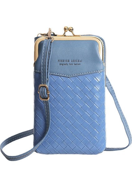 Kadınlar Dikey Eşkenar Dörtgen Postacı Çantası Moda Tüm Maç Omuz Çantası (Yurt Dışından)