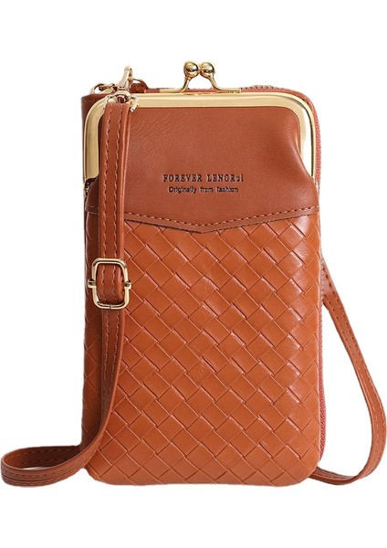 Kadınlar Dikey Eşkenar Dörtgen Postacı Çantası Moda Tüm Maç Omuz Çantası (Yurt Dışından)