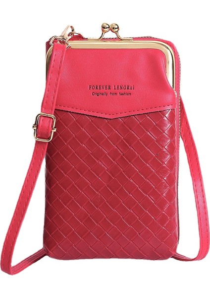 Kadınlar Dikey Eşkenar Dörtgen Postacı Çantası Moda Tüm Maç Omuz Çantası (Yurt Dışından)