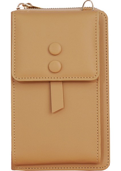 Yeni Mini Küçük Çanta Dikey Düz Renk Kadın Cep Telefonu Çantası (Yurt Dışından)