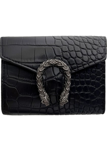 Kadın Kısa Debriyaj Trendi Retro Küçük Cüzdan Bozuk Para Cüzdanı (Yurt Dışından)