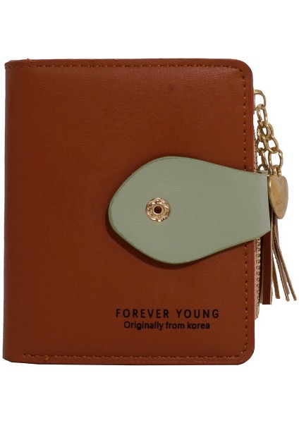 Yeni Kadın Cüzdan Kısa Zip Tokalı Cüzdan (Yurt Dışından)