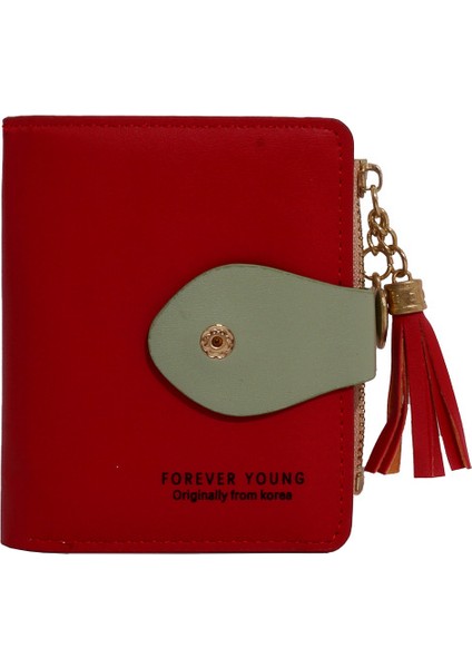 Yeni Kadın Cüzdan Kısa Zip Tokalı Cüzdan (Yurt Dışından)