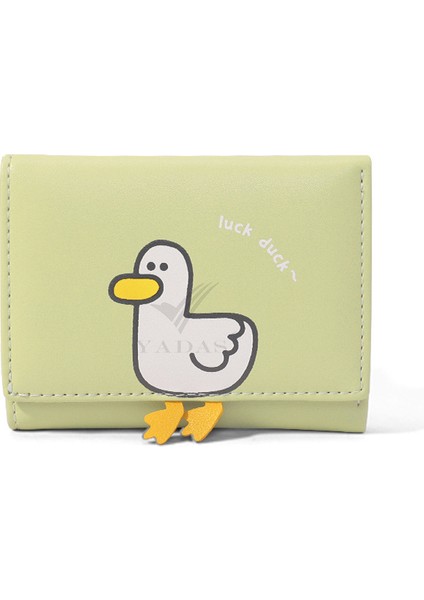 Hayvan Tarzı Kadın Kartlık Kısa Bozuk Para Cüzdanı (Yurt Dışından)