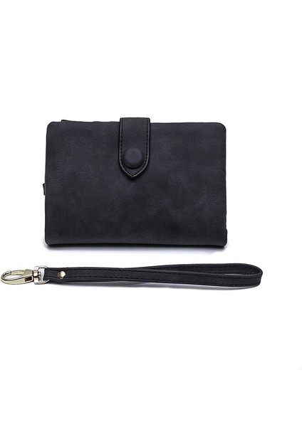 Buzlu Cüzdanlı Kadınların Kısa ve Sevimli Çok Kartlı Cüzdanı (Yurt Dışından)