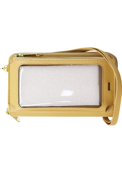 Cep Telefonu Çantası Kadın Dikey Kare Uzun Cüzdan Tek Omuz Eğik Cüzdan (Yurt Dışından)