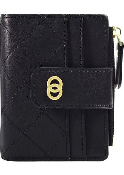 Kadın Cüzdanı Çoklu Kart Yuvası Kısa Kompakt Bozuk Para Cüzdanı Tüm Maç Trend Kart Cüzdanı (Yurt Dışından)