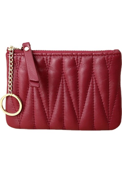 Moda Kısa Küçük Cüzdan Ince Çek Para Anahtarı Madeni Para Cüzdanı (Yurt Dışından)