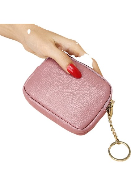 Fermuarlı Küçük Çanta Basit Depolama Anahtarlık Madeni Para Mini Bozuk Para Cüzdanı Alın (Yurt Dışından)