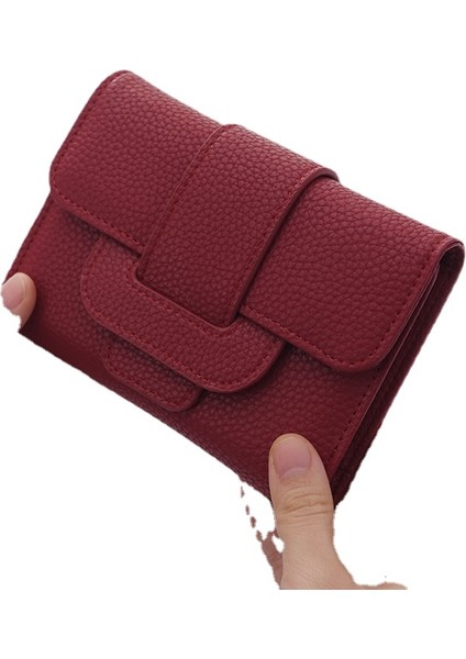 Şık Çizgili Zip Bozuk Para Cüzdanı (Yurt Dışından)