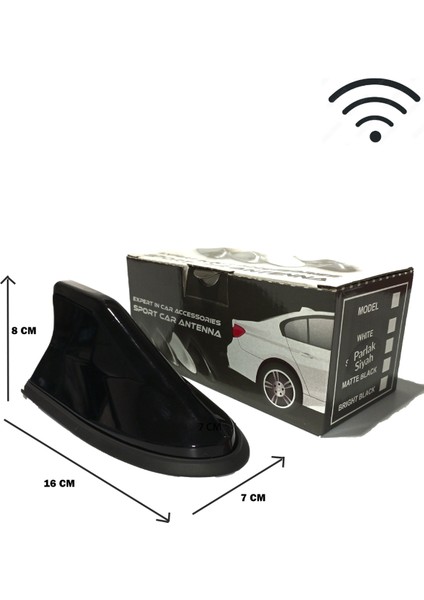 Elektirikli Balina Shark Tipi Anten Işlevsel Anten