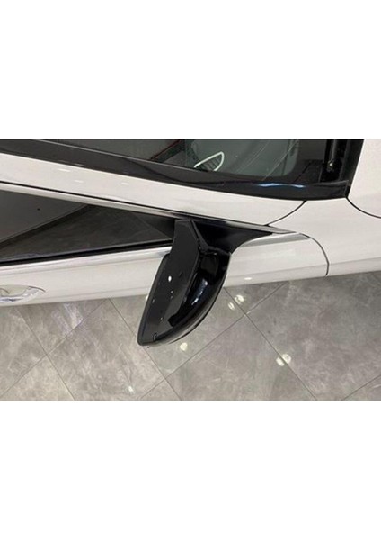 Mercedes W205 2015-2019 Piano Black Batman Yarasa Ayna Kapağı