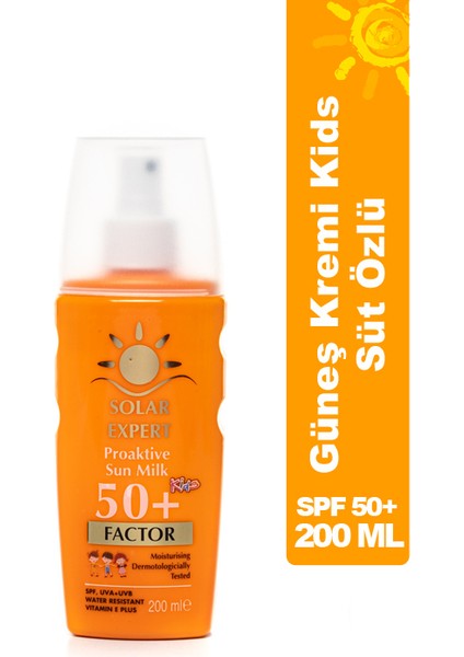 Vücut Güneş Kremi Kids Spf 50+ 3'lü Avantaj Paketi