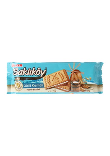 Ülker Saklıköy Sütlü Kremalı Bisküvi (100 G)