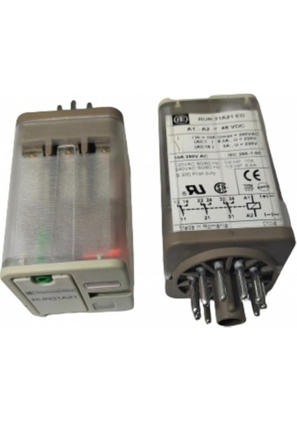48V 11 Pin Dc Röle Telemekanik
