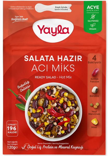 Salata Hazır Acı Miks 120 gr