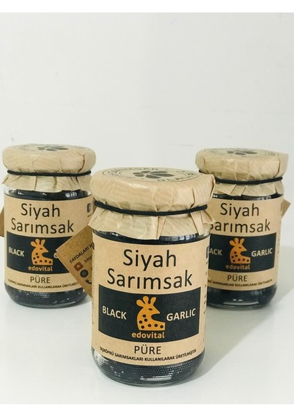 Siyah Sarımsak Püre 300 gr 3'lü fiyatları