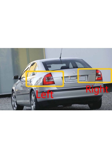 Skoda Octavia Için Arka Stop Sol Lamba Camı
