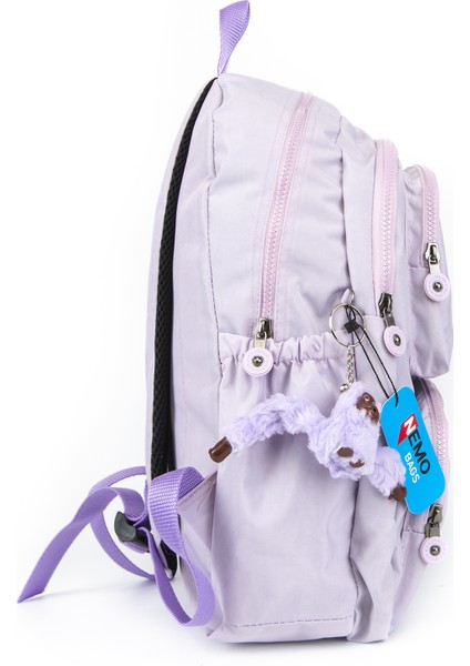 Lila Unisex Sırt Çantası Okul Çantası 14 Inç Laptop Çantası Seyahat Çantası 18 Lt 40X30X15CM indirimleri