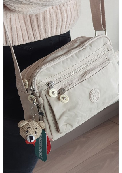 Kadın Çok Cepli Ayarlanabilir Çapraz Askılı Omuz Çantası