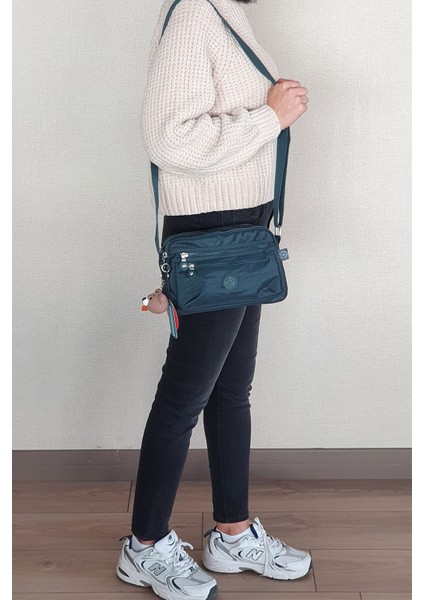 Kadın Çok Cepli Ayarlanabilir Çapraz Askılı Omuz Çantası fiyatları