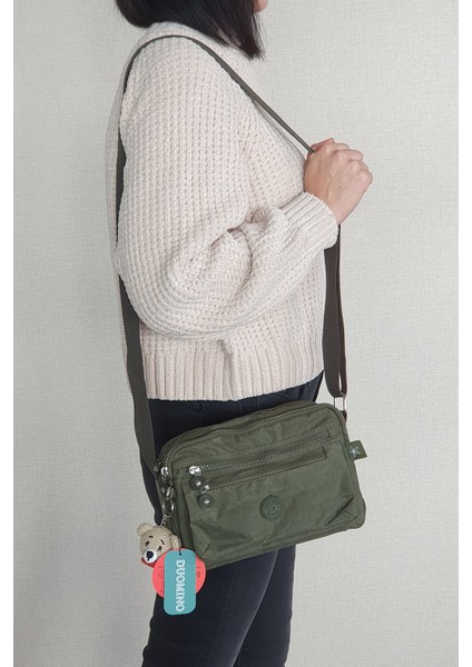 Kadın Çok Cepli Ayarlanabilir Çapraz Askılı Omuz Çantası