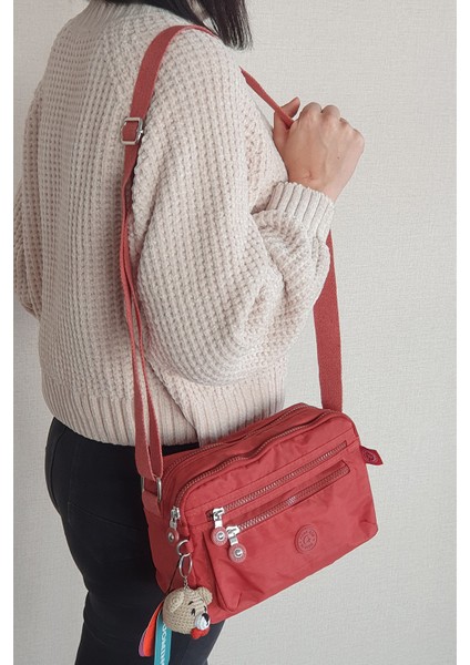 Kadın Çok Cepli Ayarlanabilir Çapraz Askılı Omuz Çantası fiyatları