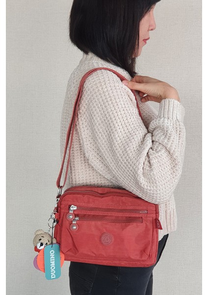 Kadın Çok Cepli Ayarlanabilir Çapraz Askılı Omuz Çantası indirimleri