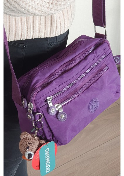 Kadın Çok Cepli Ayarlanabilir Çapraz Askılı Omuz Çantası