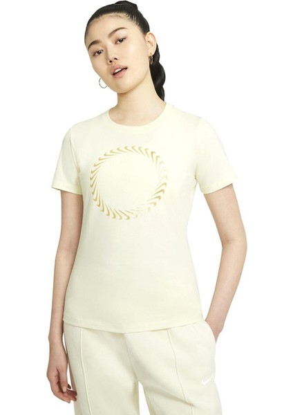 DD1230-113 W Nsw Tee Icon Clash Kadın Günlük T-Shirt