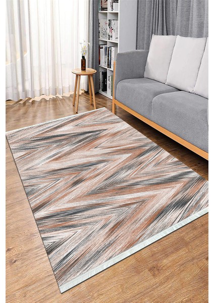 Dijital Baskılı Yıkanabilir Kaymaz Taban Salon Halısı Mutfak Halısı ve Koridor Halısı NH-HS-355