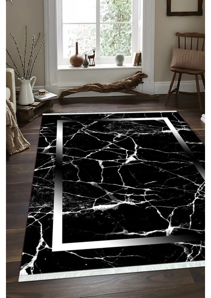 Dijital Baskılı Kaymaz Taban Yıkanabilir Modern Salon Halısı Mutfak Halısı ve Yolluk NH-SD-575