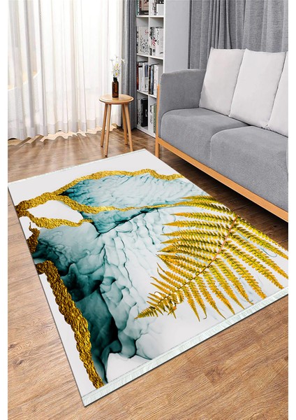 Dijital Baskılı Yıkanabilir Kaymaz Taban Salon Halısı Mutfak Halısı ve Koridor Halısı NH-HS-562