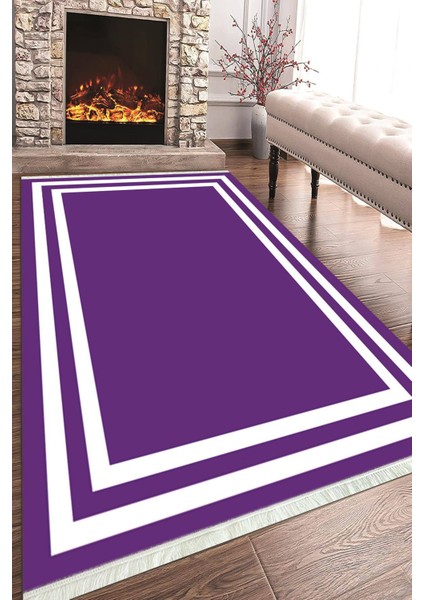 Baskılı Modern Desenli Kaymaz Tabanlı Yıkanabilir Şık Salon Halısı Mutfak Halısı ve Yolluk NH-HT-543