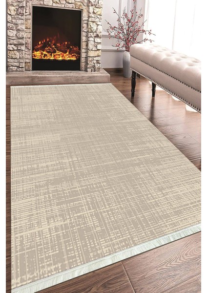 Baskılı Modern Desenli Kaymaz Tabanlı Yıkanabilir Şık Salon Halısı Mutfak Halısı ve Yolluk NH-HT-389