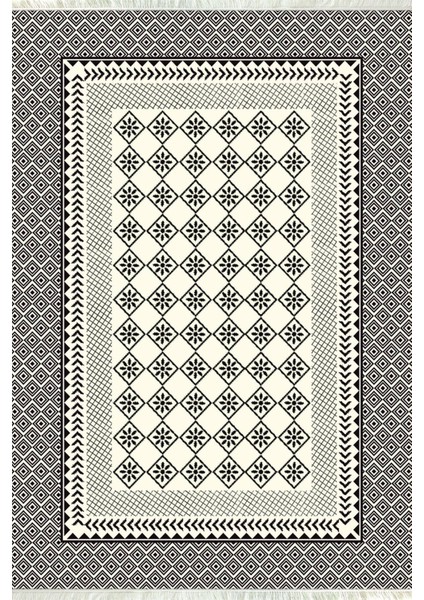 Dijital Baskılı Kaymaz Taban Yıkanabilir Modern Salon Halısı Mutfak Halısı ve Yolluk NH-SD-1136